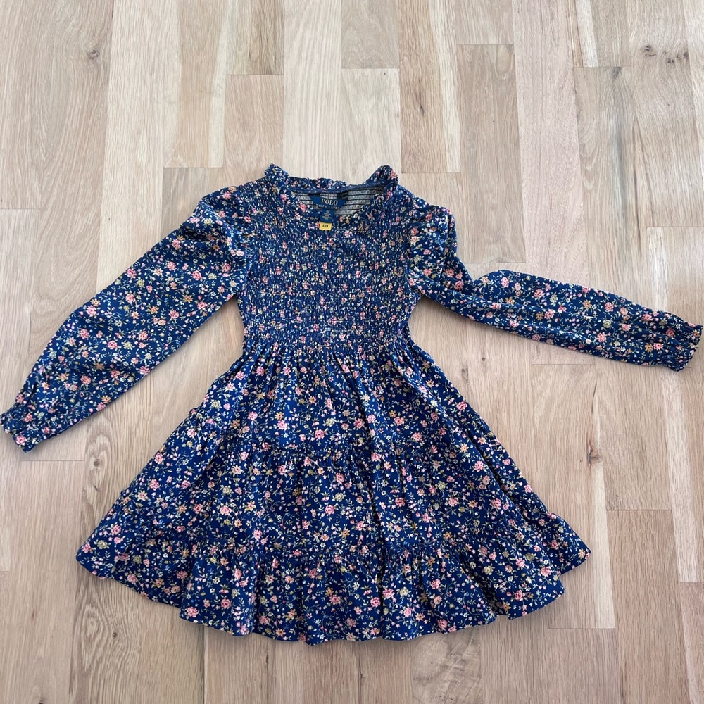 Ralph Lauren long sleeve flower dress